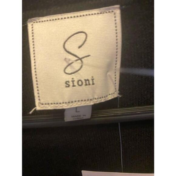 Women's Sioni Black Sequin Fringe Jacket Size L - Picture 2 of 6